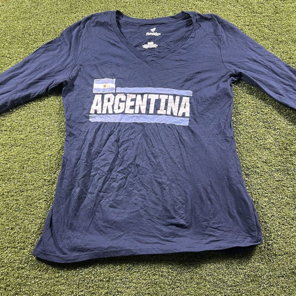 Fanatics AFA Argentina Lionel Messi Women’s Soccer T-Shirt S NWOT